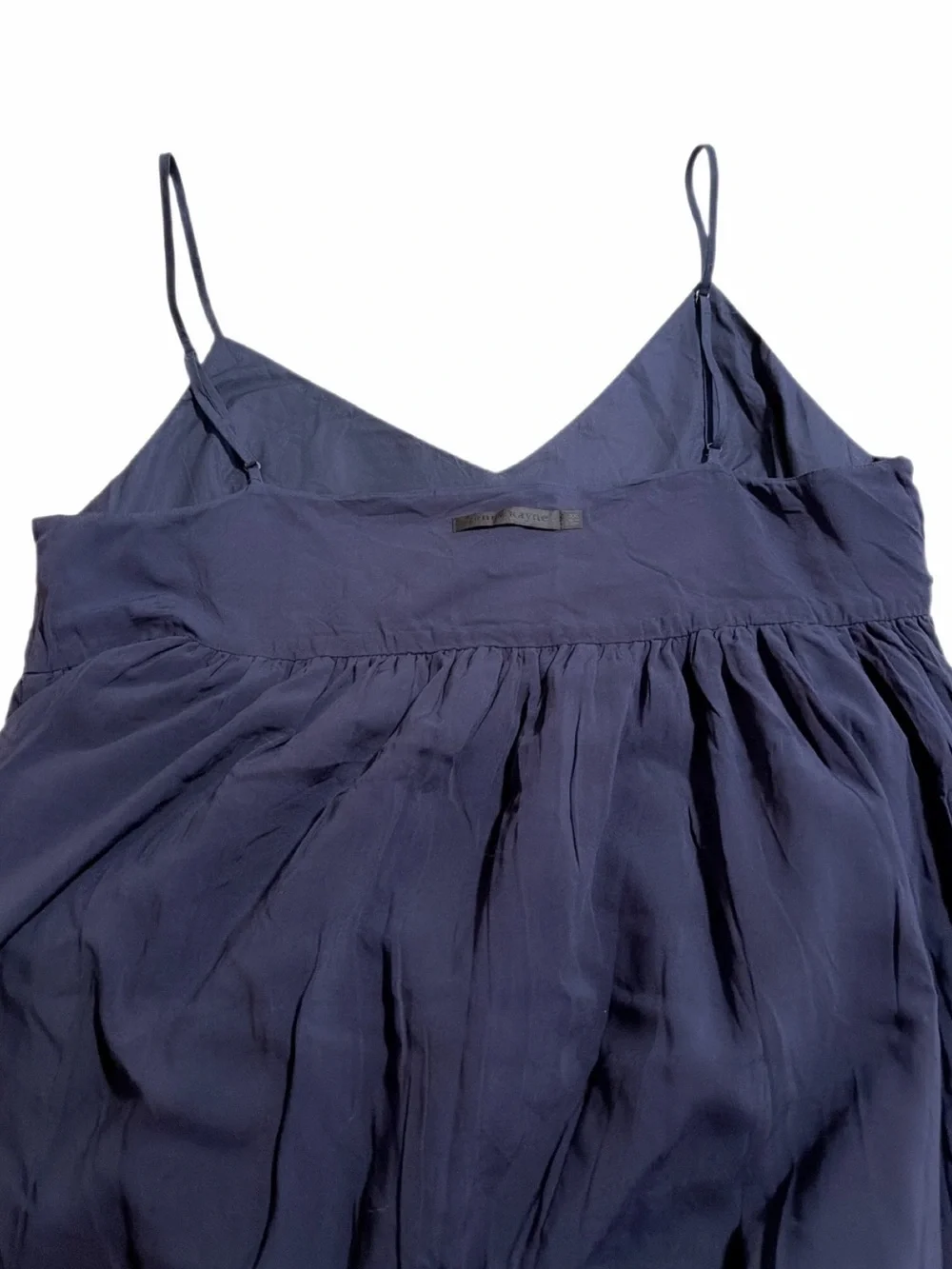 Jenni Kayne Navy Blue Lined Maxi Dress The Cove, 100% cotton and rayon-XXL - Picture 7 of 16